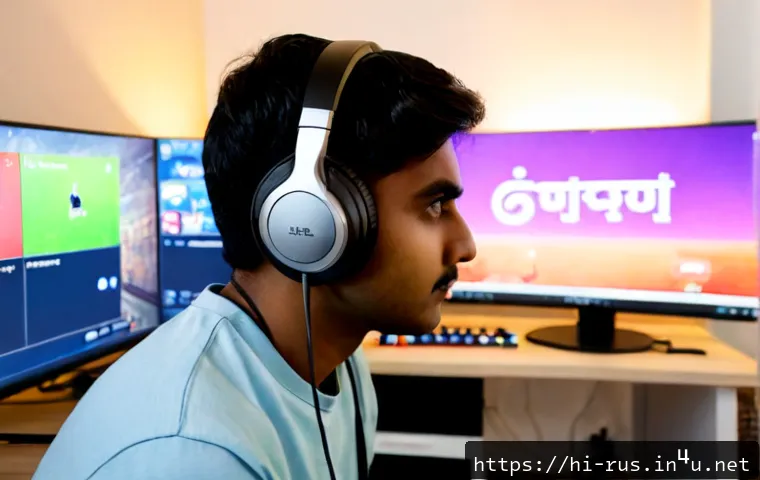 Home 17 러시아어와 러시아 e스포츠 - Photorealistic Indian Hindi-speaking university student at a clean home desk, practicing Russian lan...